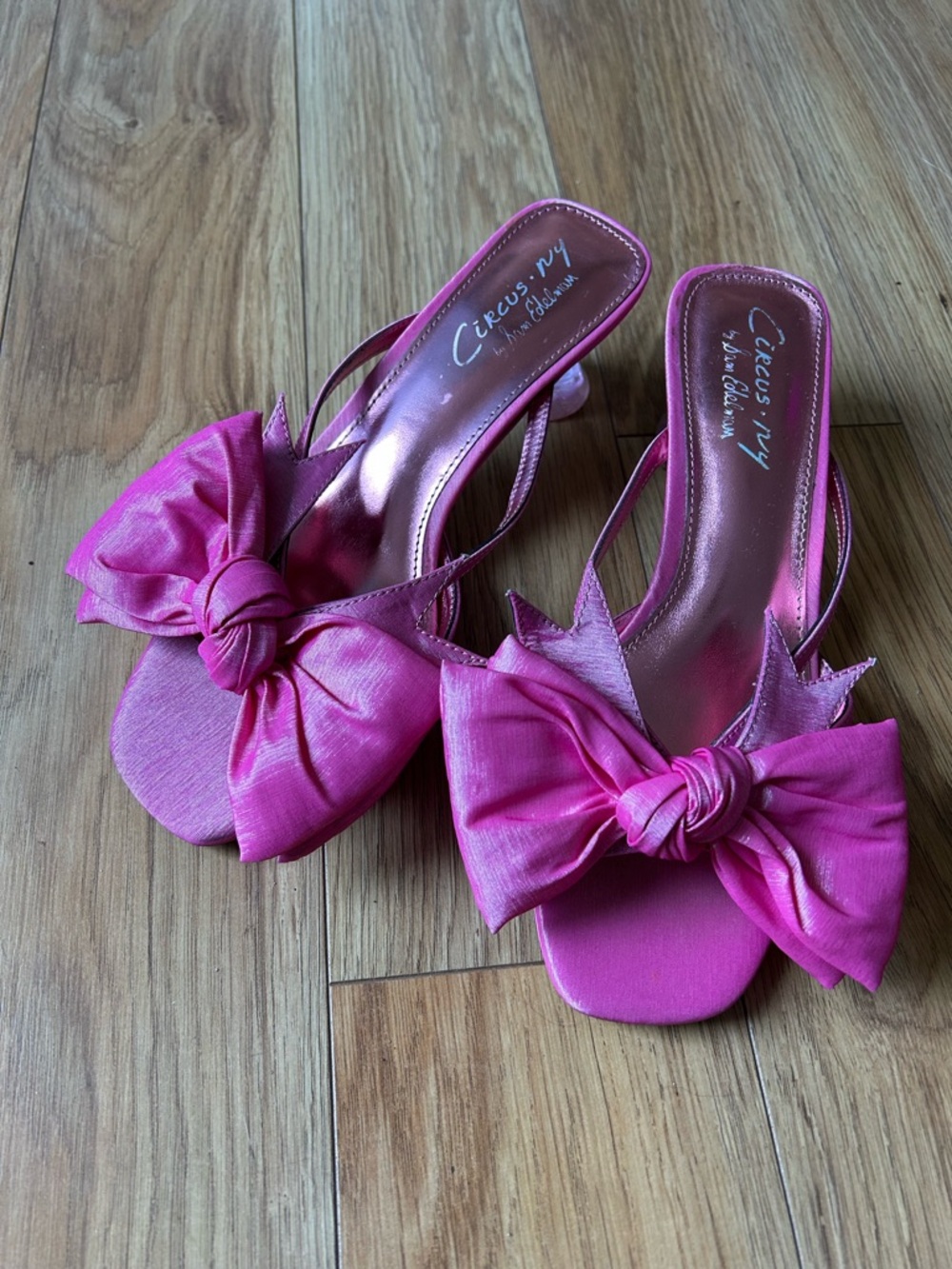 Circus by Sam Edelman Pink Bow Kitten Heels